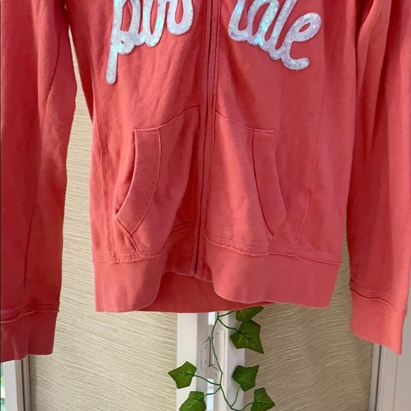Aeropostale Hoodie, Melon Colored Sweatshirt, Front Zip Hoodie, Athleisure - Picture 5 of 10